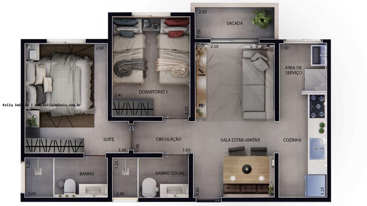 Apartamento, 2 quartos, 61 m² - Foto 8