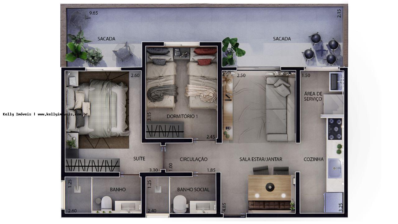 Apartamento, 2 quartos, 61 m² - Foto 5