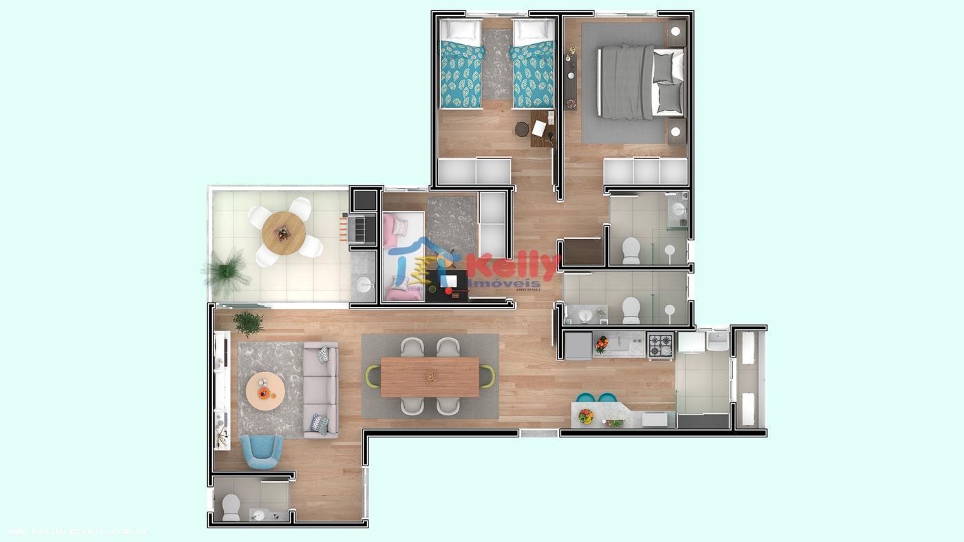 Apartamento, 3 quartos, 96 m² - Foto 4