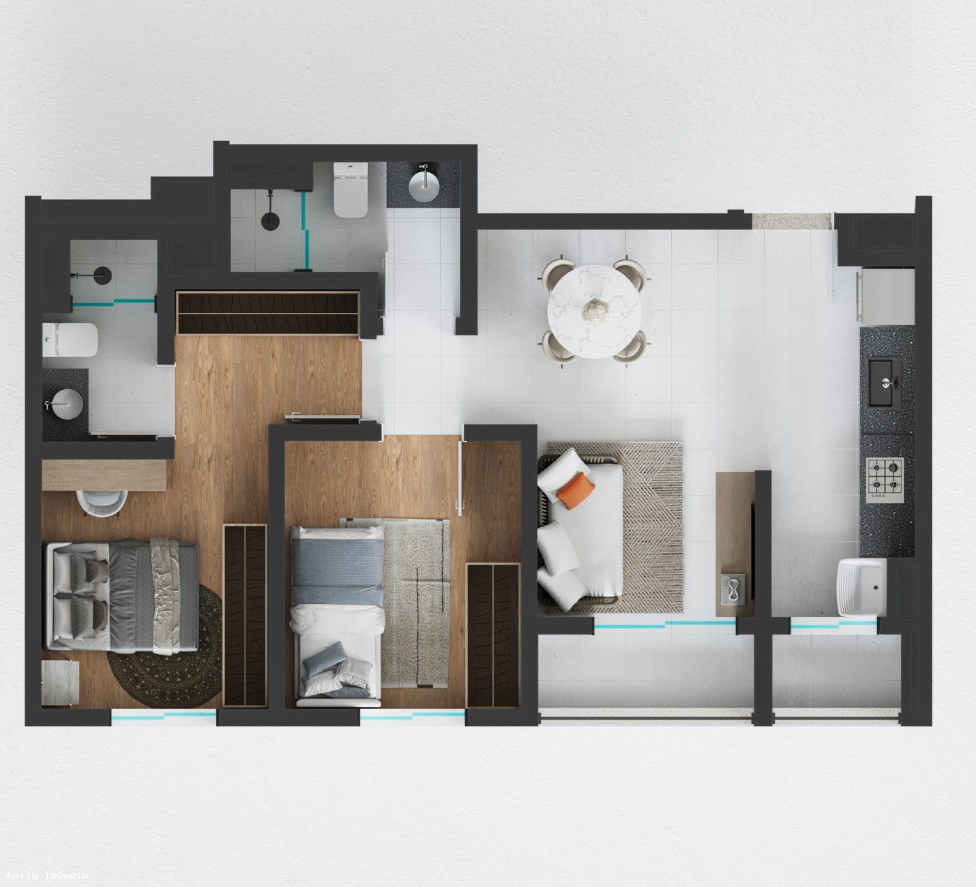 Apartamento à venda com 3 quartos, 65m² - Foto 25