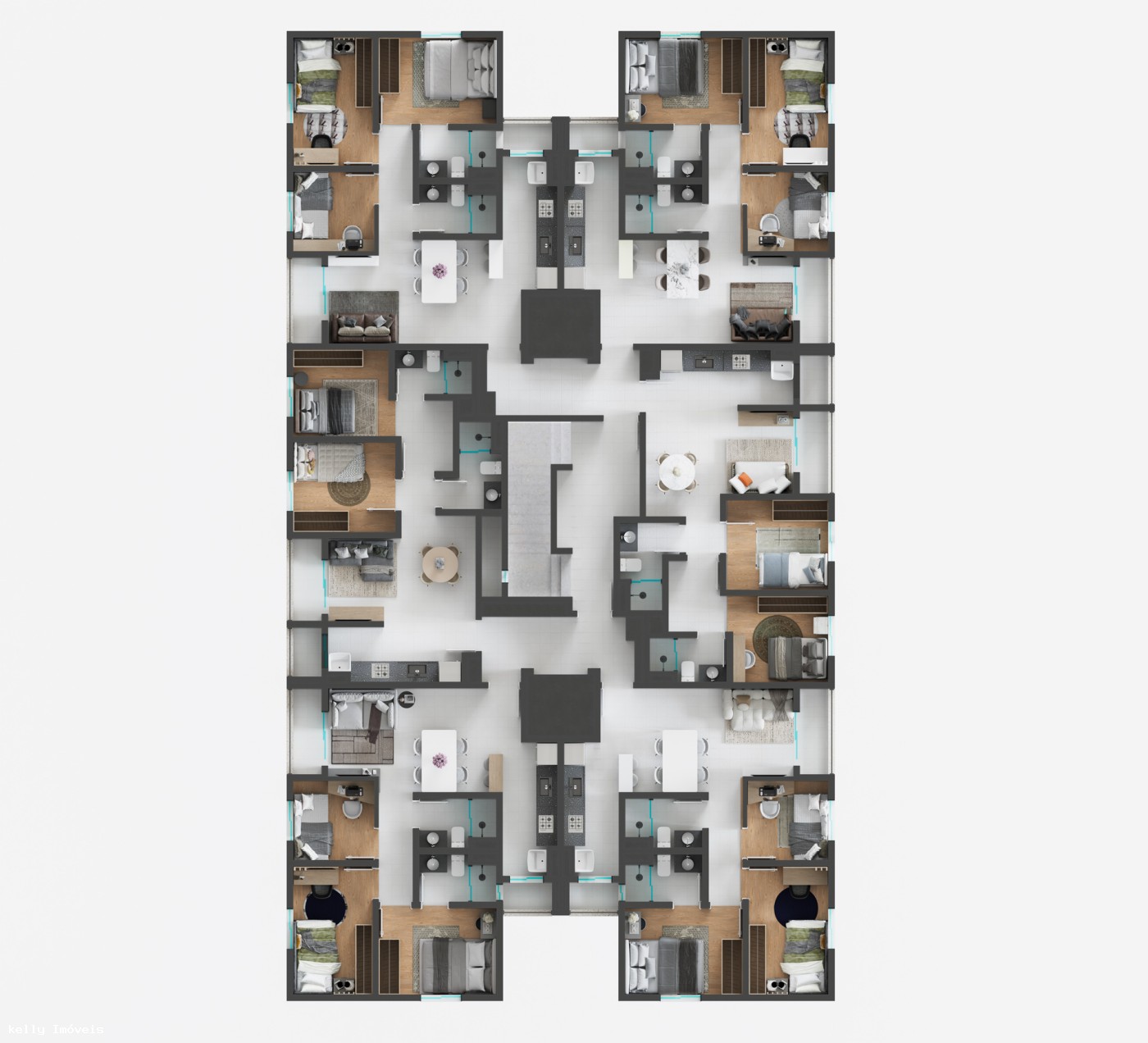 Apartamento à venda com 3 quartos, 65m² - Foto 27