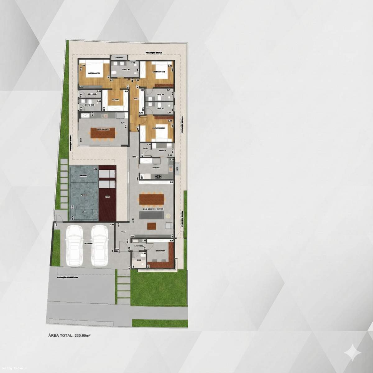 Casa de Condomínio, 3 quartos - Foto 2