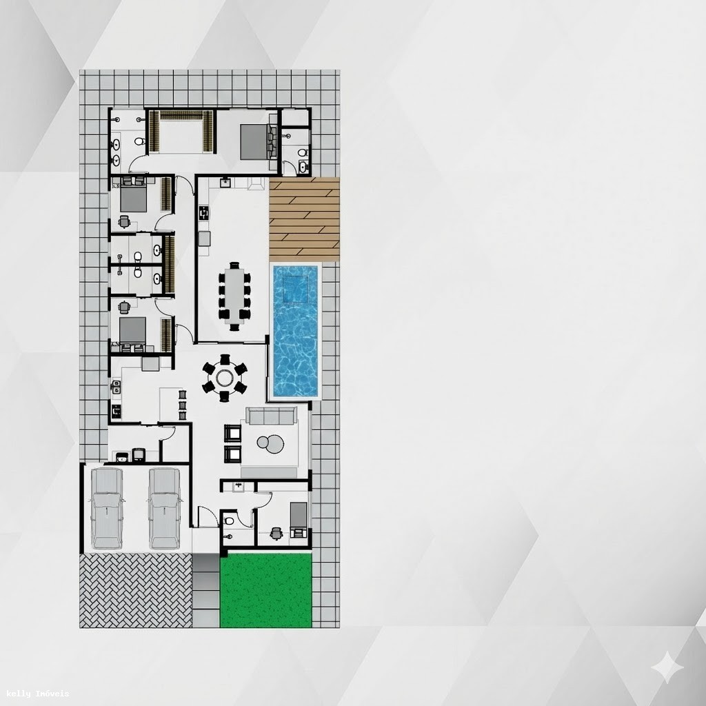 Casa de Condomínio, 3 quartos - Foto 2