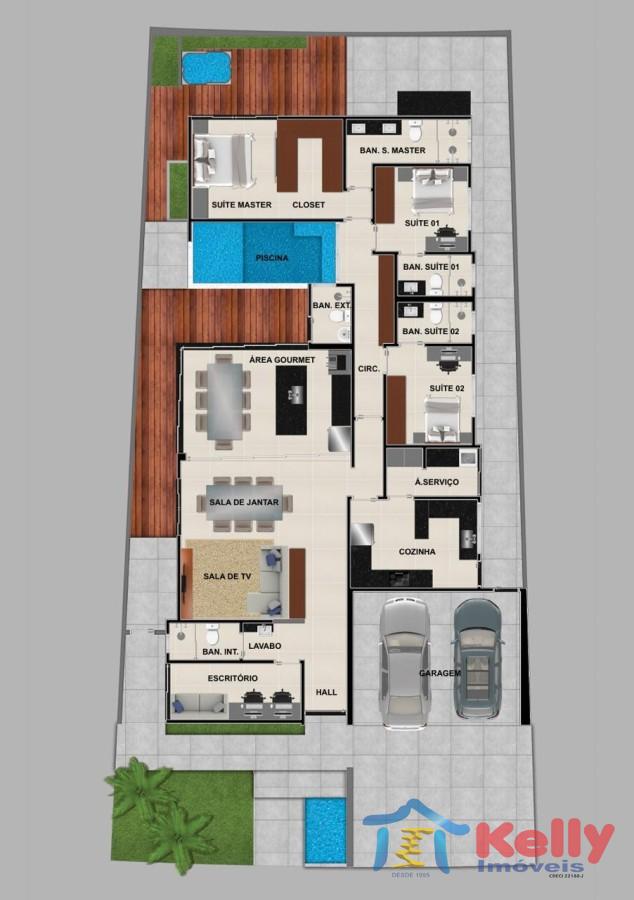 Casa de Condomínio, 3 quartos - Foto 19