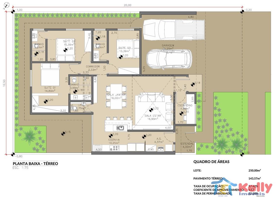 Casa de Condomínio, 3 quartos - Foto 25
