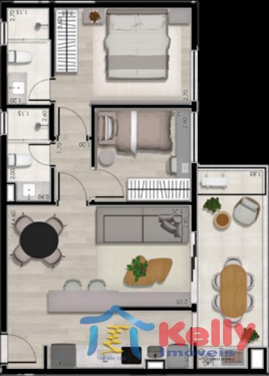 Apartamento, 2 quartos, 69 m² - Foto 3